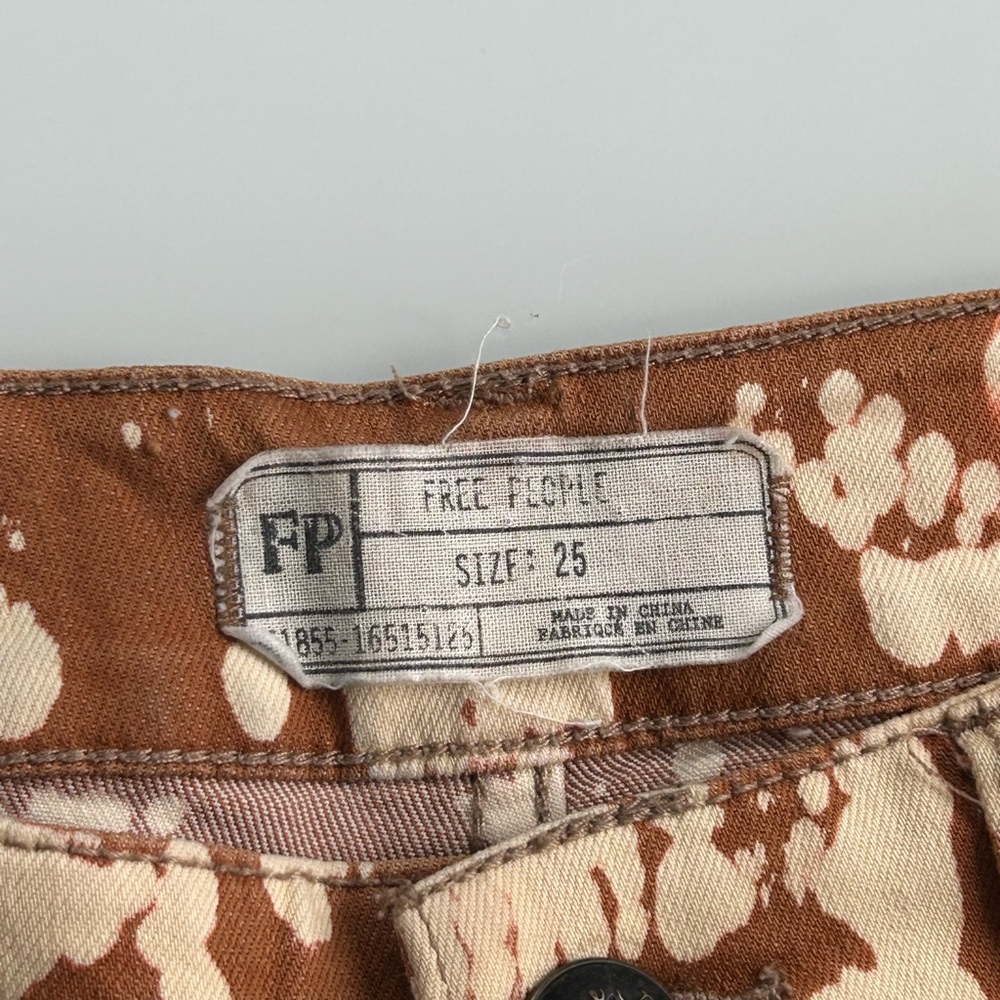 Free People Flare Colurful Jeans